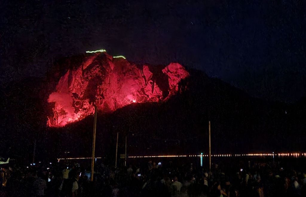 Berge in Flammen